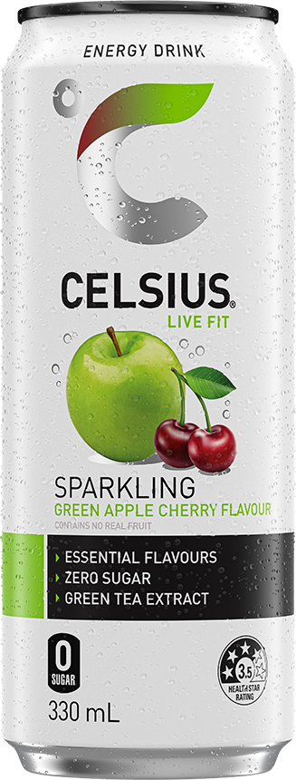 Sparkling Green Apple Cherry - CELSIUS AU