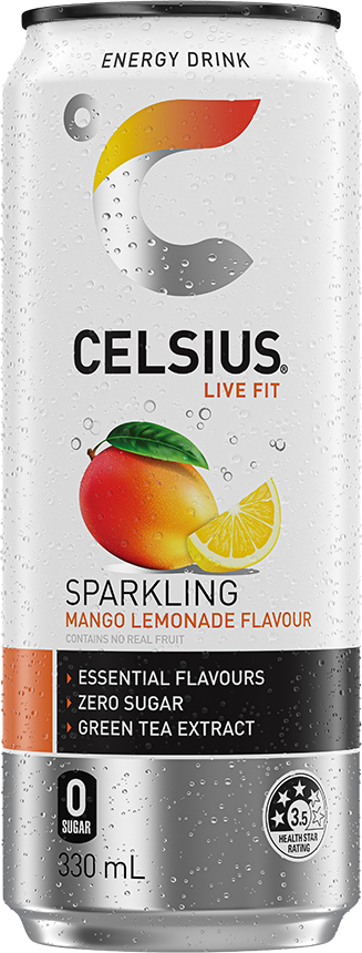 Spakling Mango Lemonade Can Label